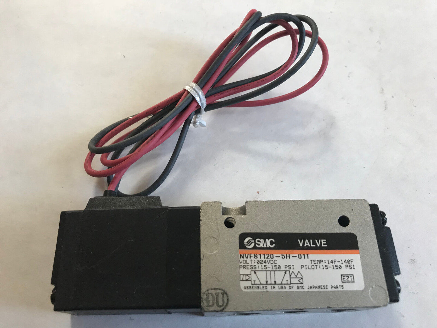 New Smc Nvfs1120-5H-01T,Smc 15-150Psi Dc21-26V Solenoid Valve,Nvf81120-5H-01T,Sa