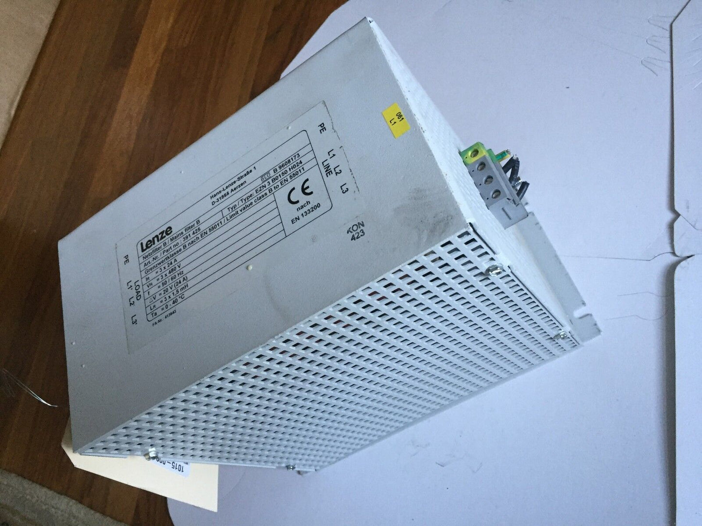 Lenze Ezn 3 B0150 H024,391 425,En 133200,D-31855 Aerzen Main Filter,Ap