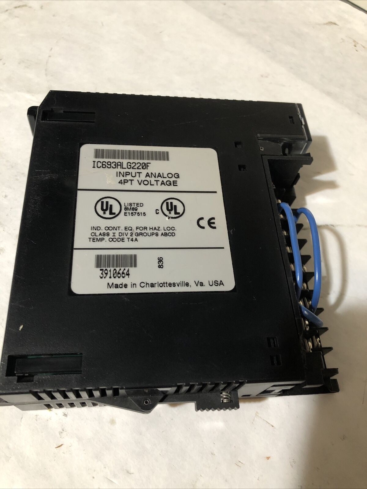 Fanuc Ic693alg220f Plc Analog Input 4Pt Voltage Module,Bv