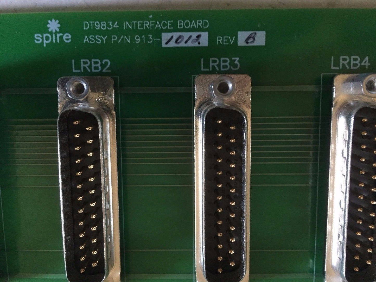 Spire 913-1012, 913-0401, Dt9834 Interface Board,Pcb Assy 913-1012 Rev B,Ae