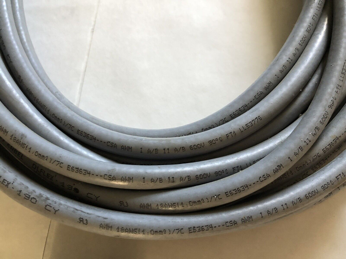 New Intercon Robotic Machine Cable Assembly Cordset Gmp-001-020 Hf,E63634,Ev