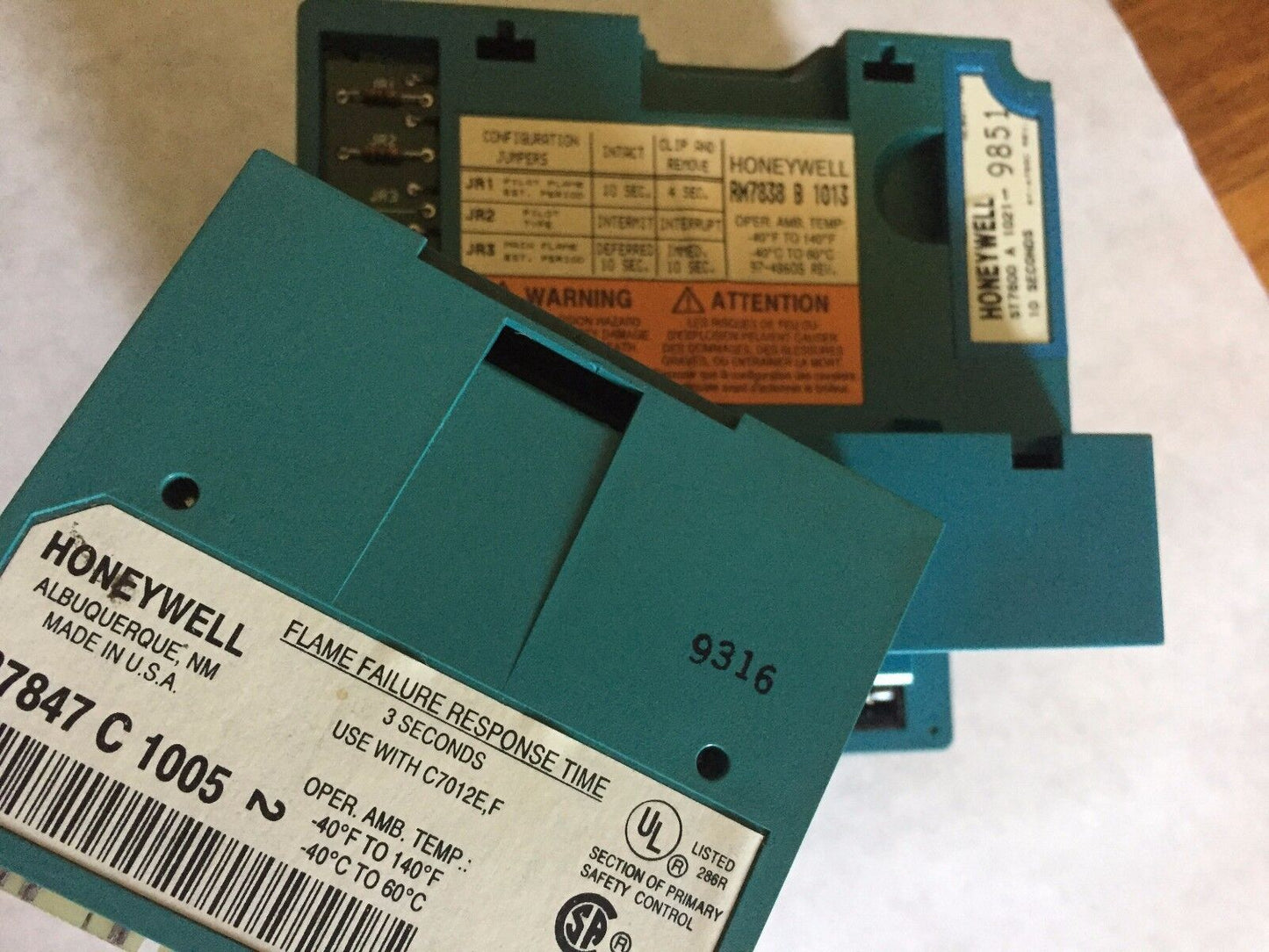 Honeywell Rm7838b1013,St7800a1021,R7847c1005 Dynamic Rectification Flame,Aq