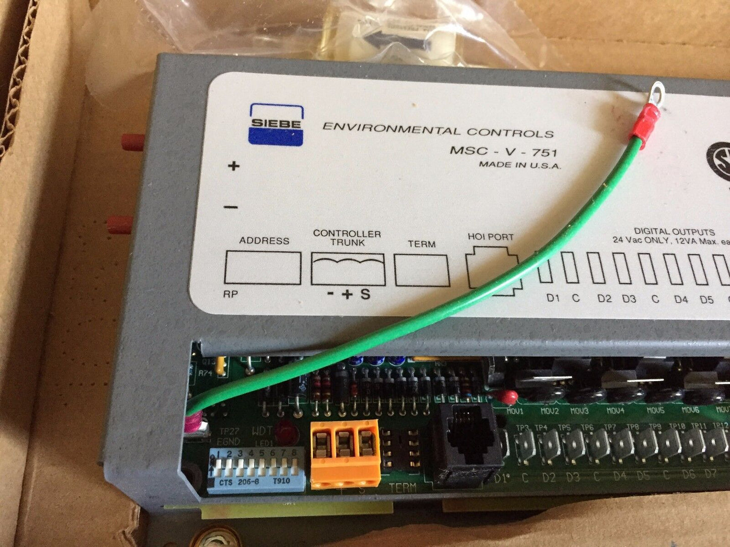 New Siebe Msc-V-751 Environmental Controls Module Lev-11,Mscv751,Msc V 751,Tg