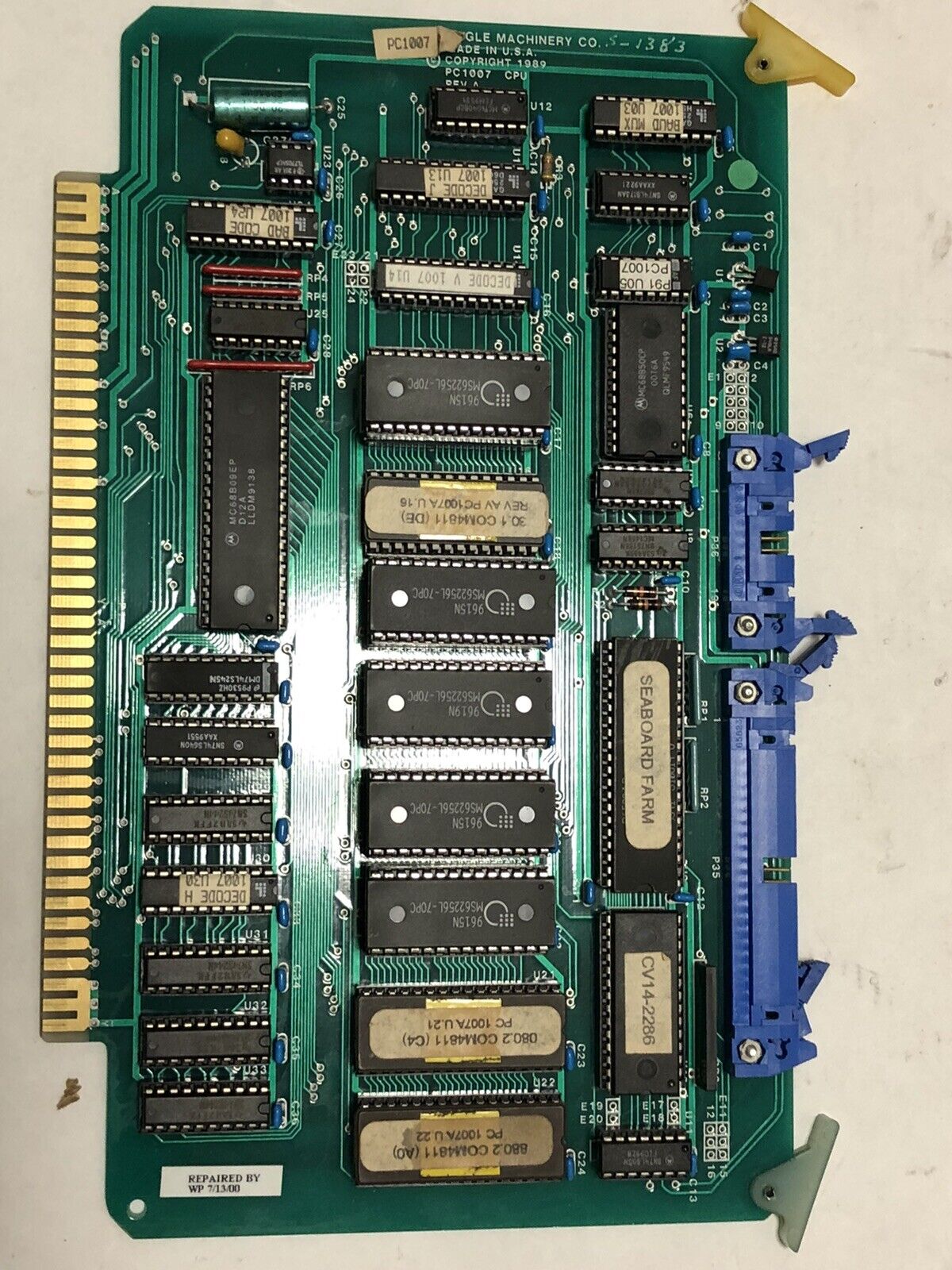 Eagle Machinery Pc1007 Cpu Package Controls Control Board,Ej