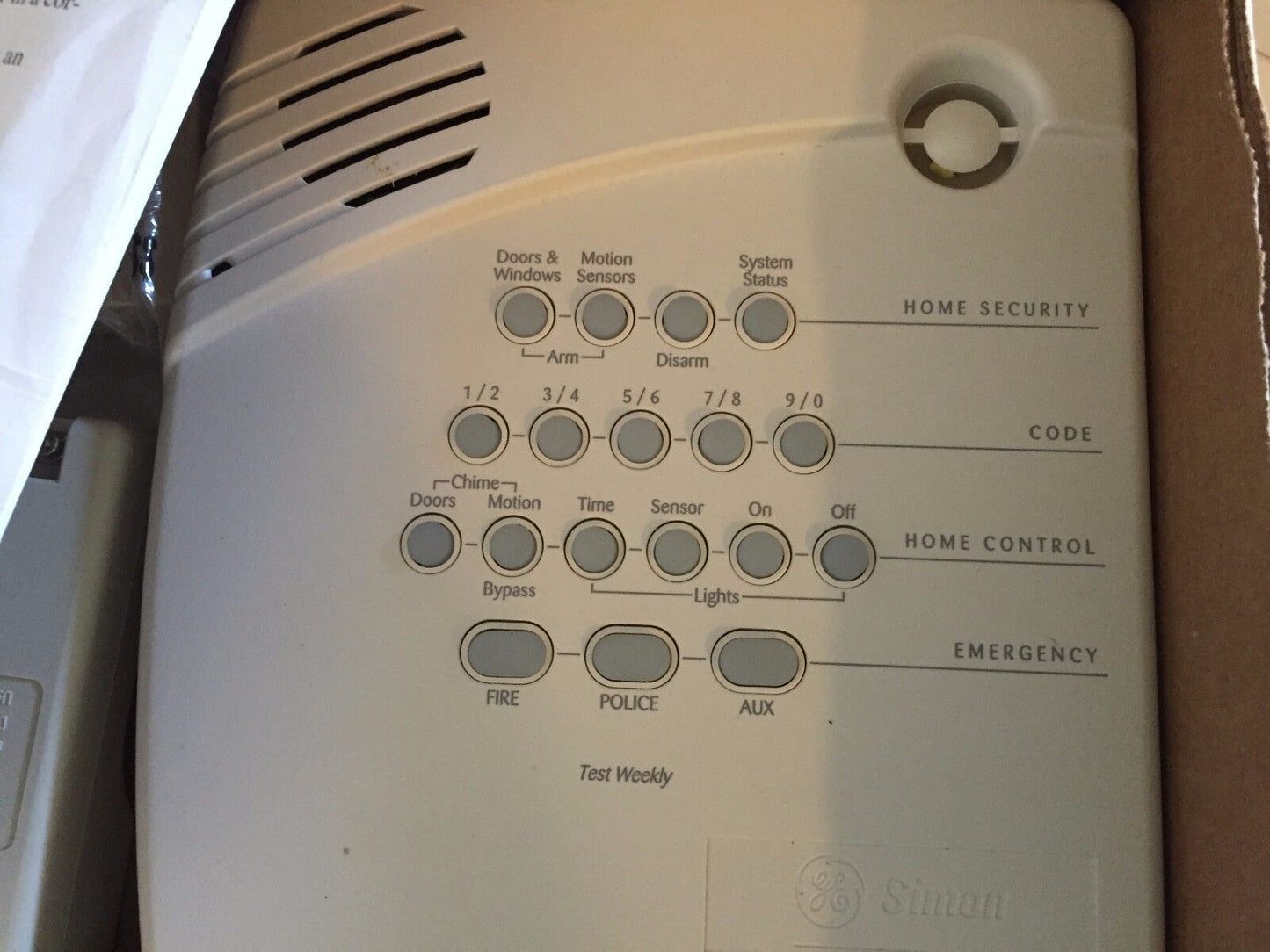 Simon It-80-307-3X Security System General 60-879,S4006,Ge 60-879,So-307-3X,Sb