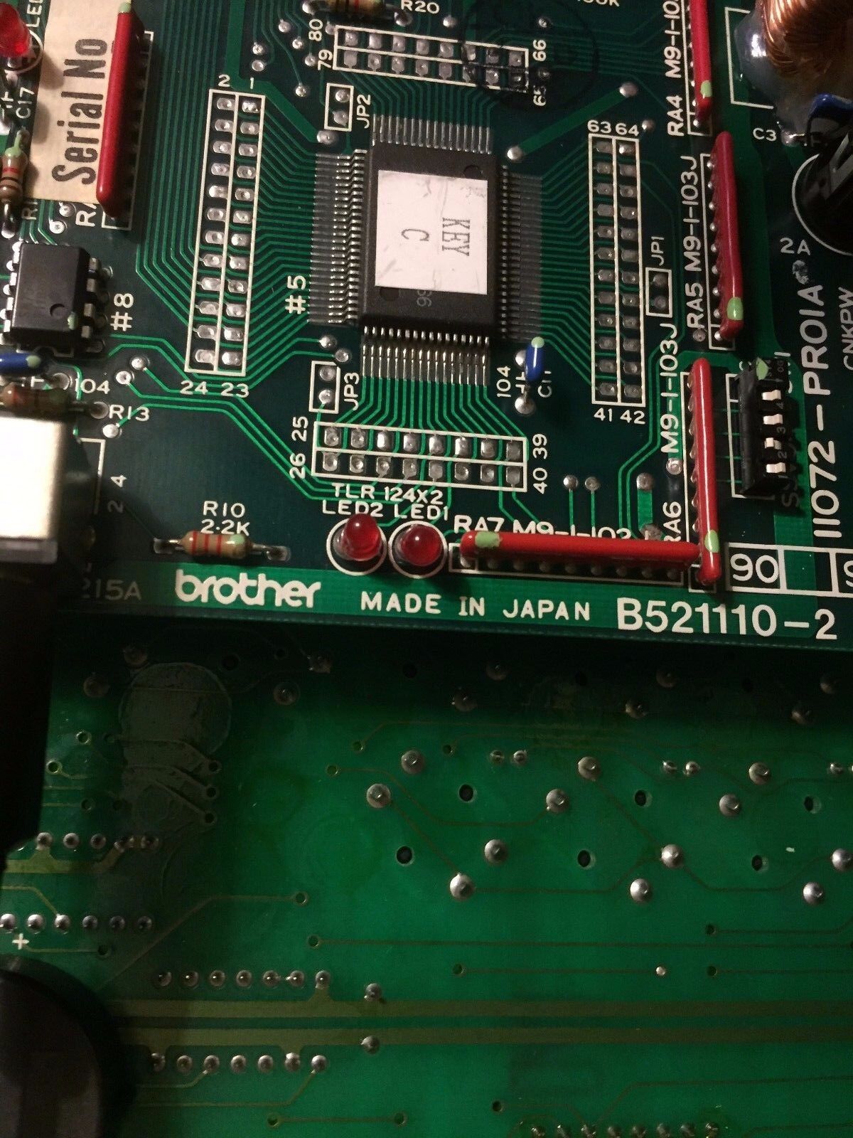Brother Ab12c-2046,F329 6282,Mdt962b-2A,B5211102 Cnc Operator Display,Bm