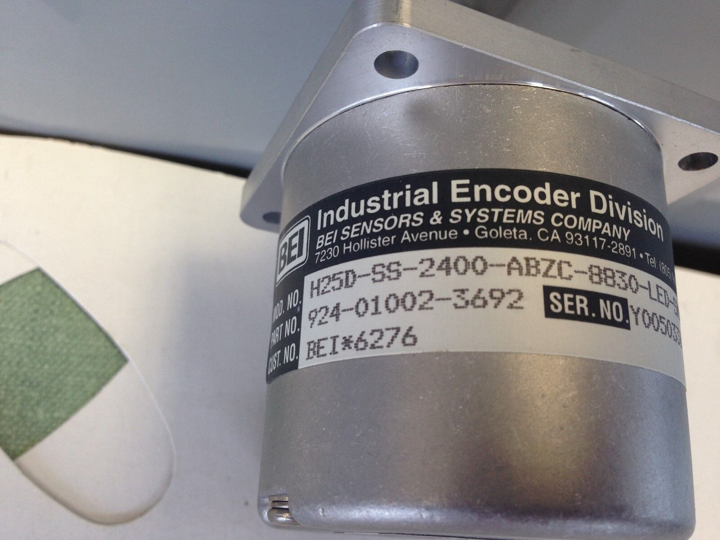 New Bei H25d-Ss-2400-Abzc-8830-Led-Sm18,924-01002-3692 Industrial Encoder,Ew