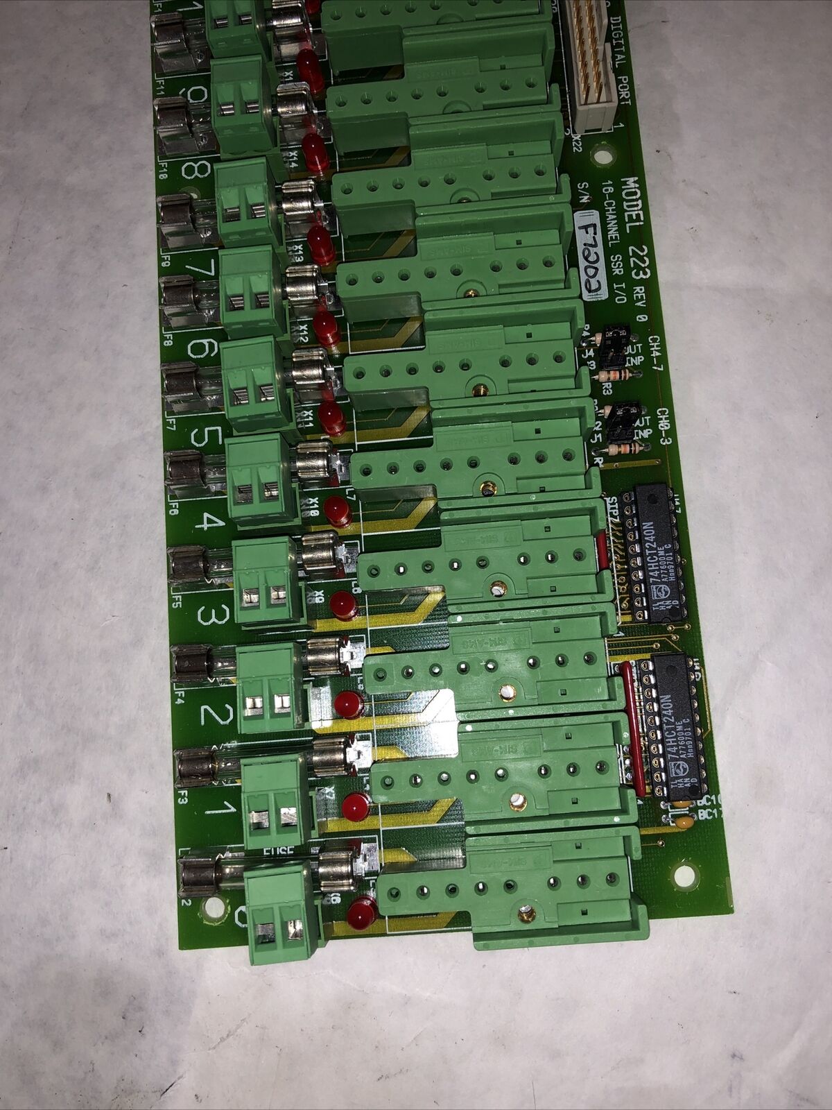 Sciemetric Multiplexer Analog Interface 223 Rev0 16 Channel Ssr Module,Fg