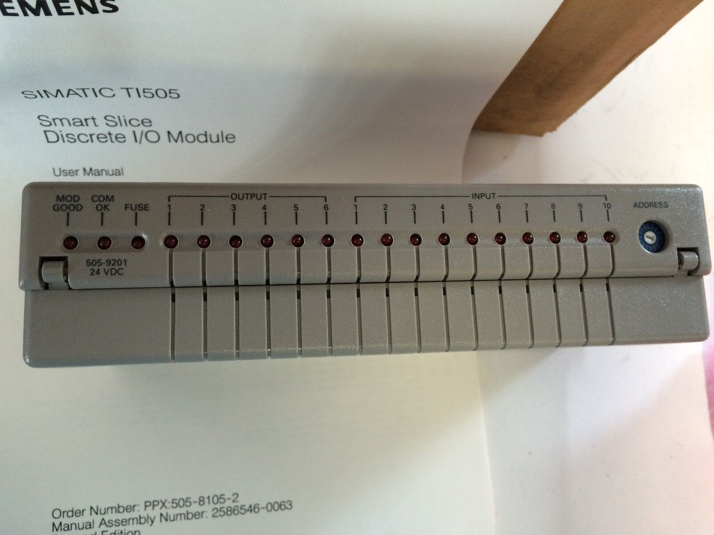 New Siemens 505-9201 Communications Module Mrio-Remote I/O 24V,2592545-0001 ,Ed