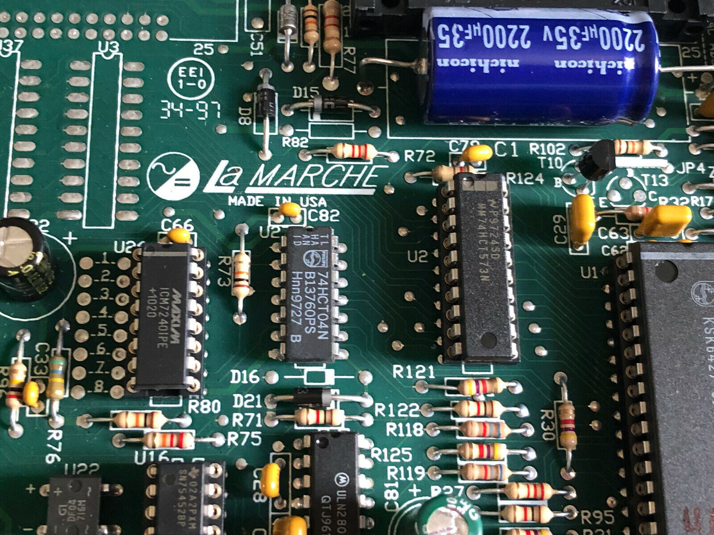 Lamarche P60-122A, Lamarche P6o-122A Pc Board,S2a-122A-2601,Fi