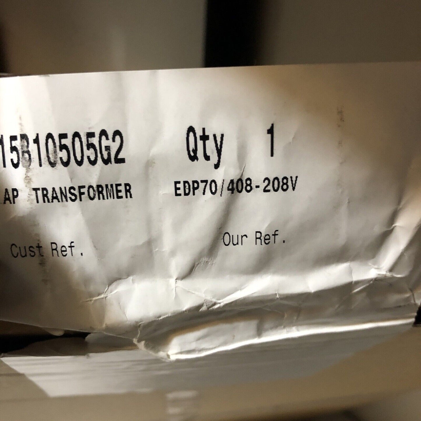 New Quality Import 15B10505g2 Rev.7 Ap Transformer Edp70/408-208V Board,Bm