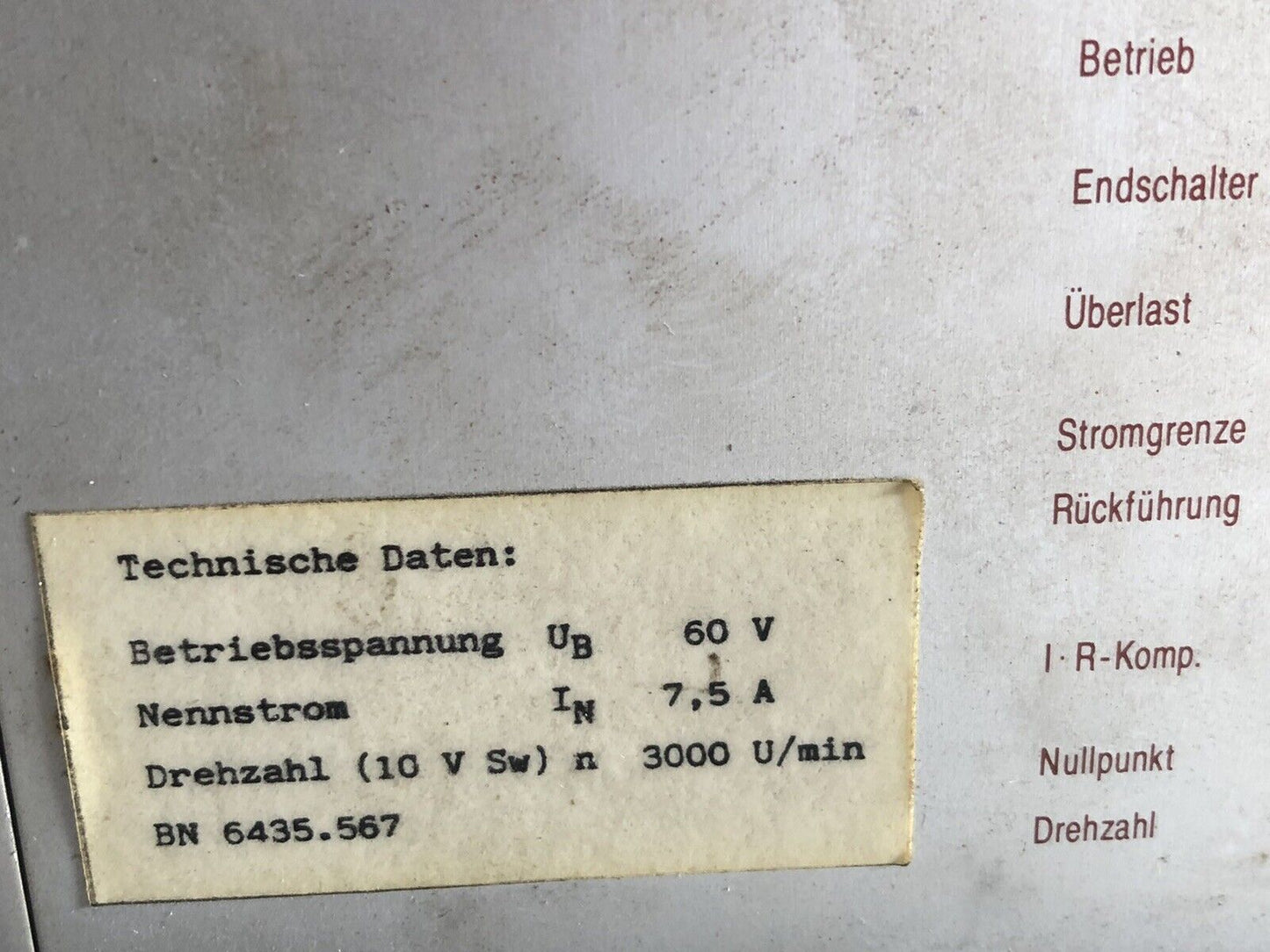 Esr 6105 Ober-Ramstadt Bn 6446.556 Control,Bn 6435.567,Amada Dipl Pollmeier,Ez