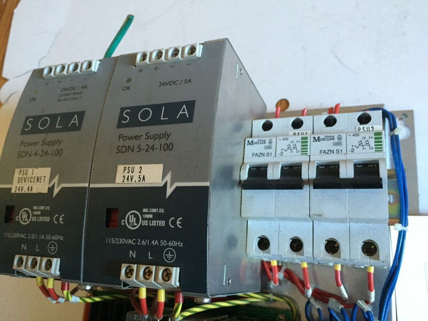 Fanuc A05b-2401-C311,A20b-1007-0540/01A,Sola Sdn-5-24100,I/O Psu Unit,Ee