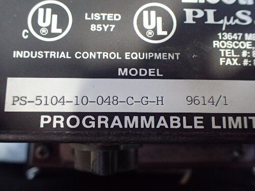 Electro Cam Ps-5104-10-048-C-G-H Programmable Limit Switch, Plus 5000 Room5