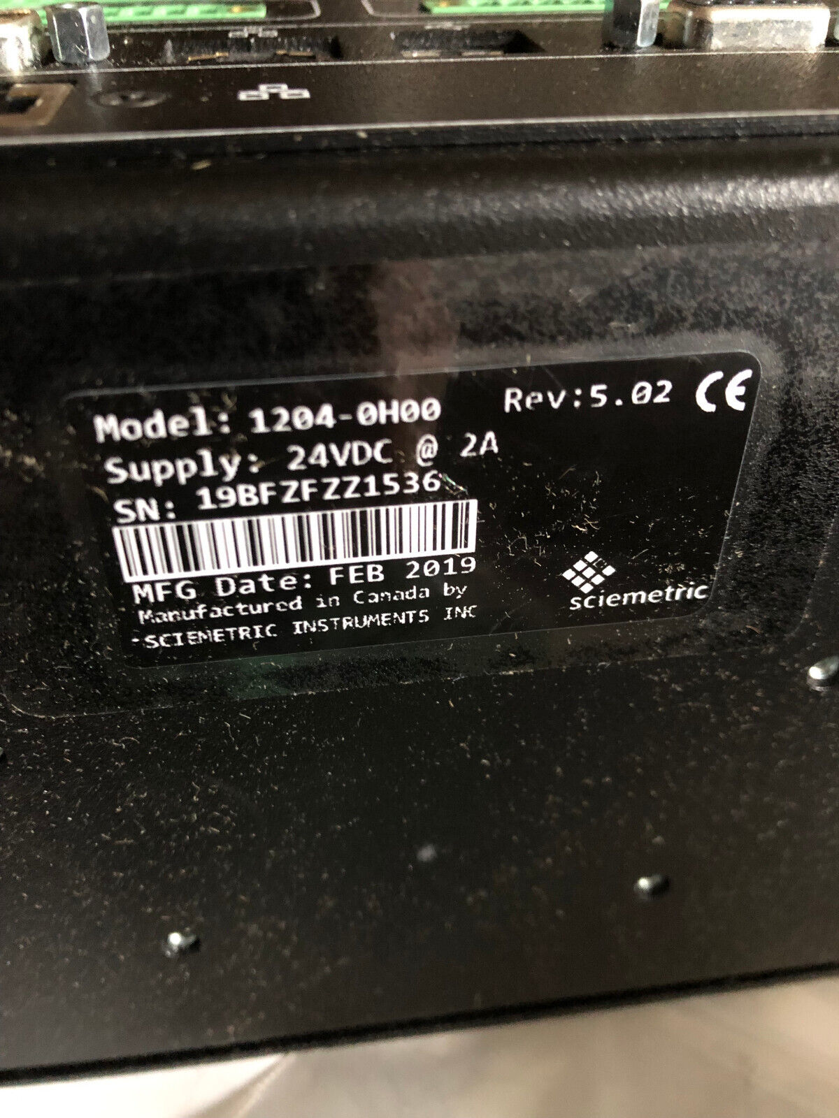New Sciemetric 1204-0H00 Process Monitor,Sciemetric Sigpod,Sig Pod,1204-Ohoo,Ed