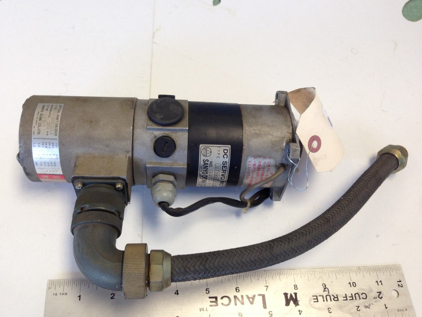 Sanyo Denki U708bt-032E L2 Dc Servo Motor Optical Encoder 680500C01b,Tk