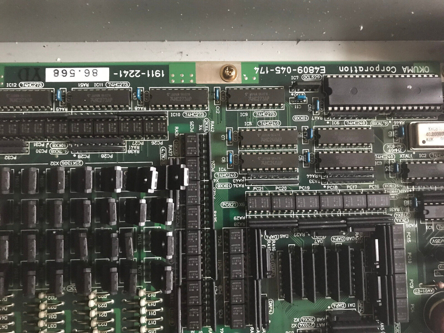 Okuma No.12-P4m4,Okuma 12-P4m4,1911-2241-86.568,Opus7000 Fub-P4m4 Board,Sc