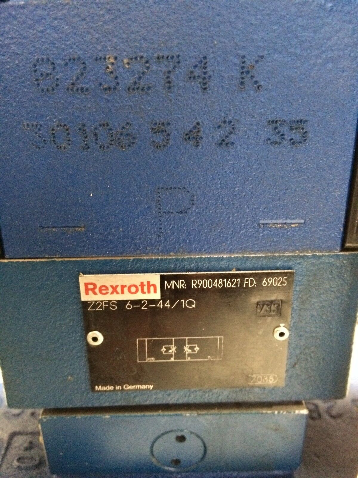 New Rexroth R900904406,Z2fs 6-2-44/1Q, Valve,R978008115,4We6j62/Ew110n9dk25l,Az