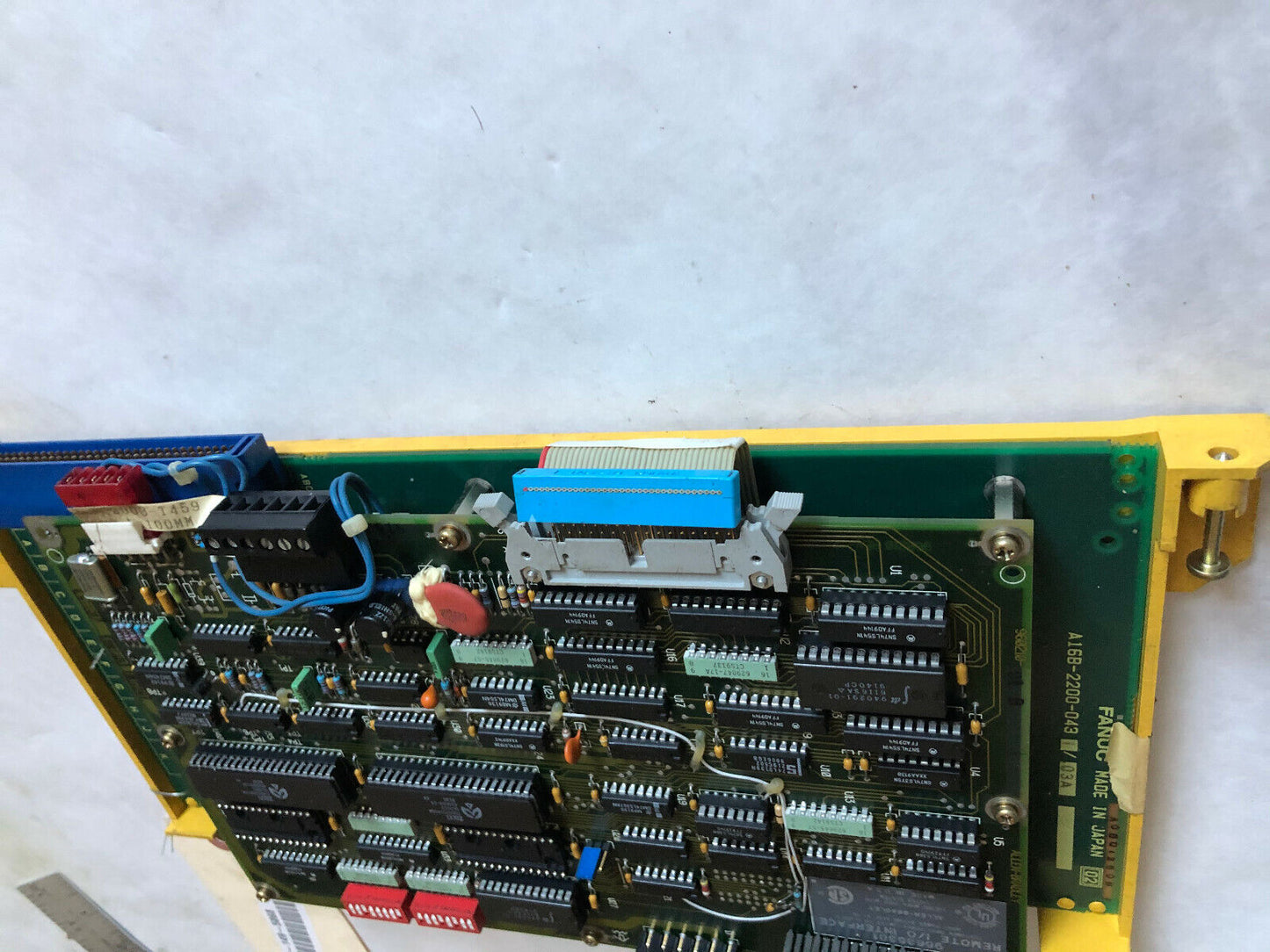 Fanuc A16b-2200-0431/03A Card W/ Allen-Bradley 96635301 Remote I/O,Sj,Fd