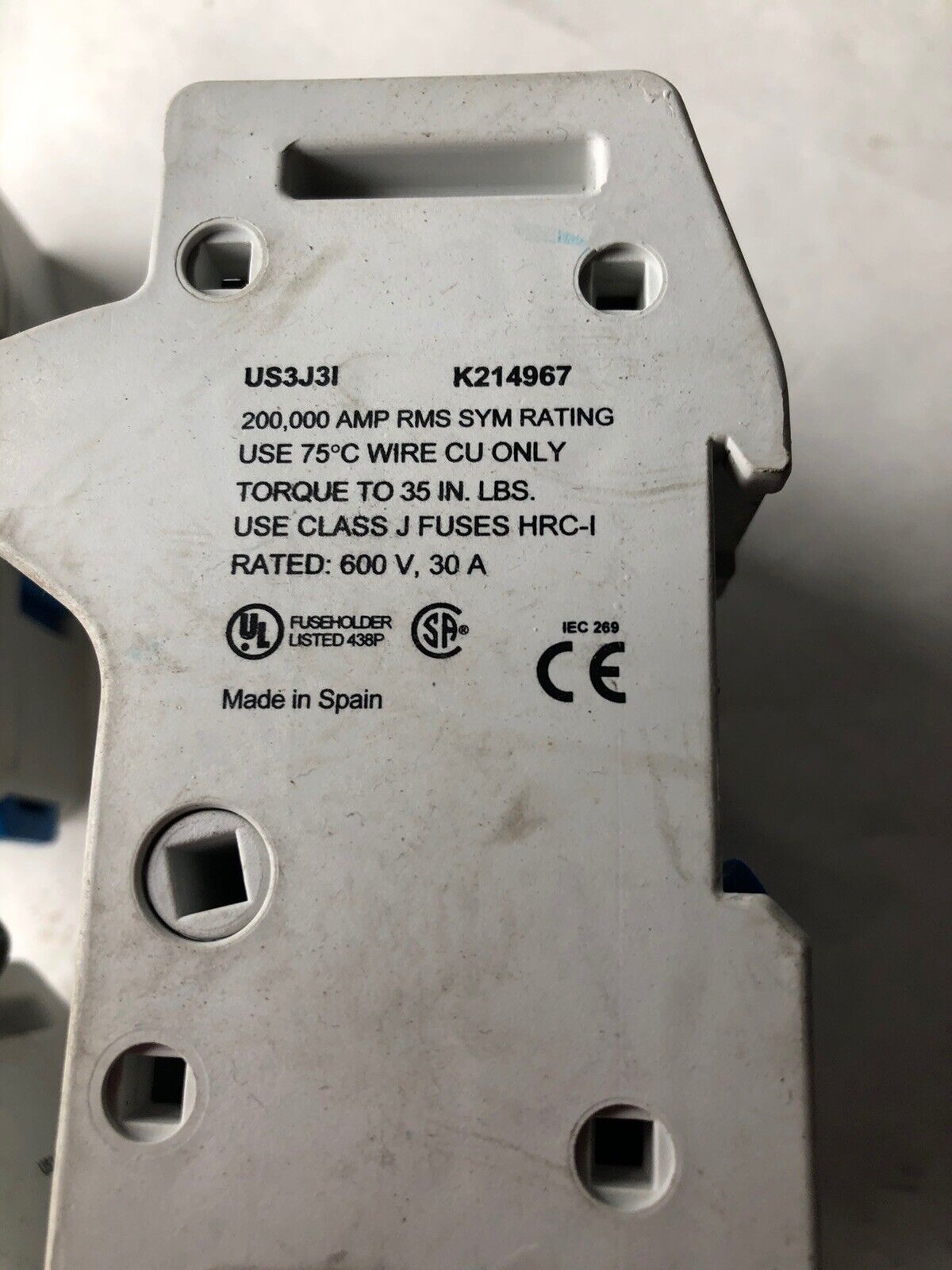 Lot 3 Ferraz Shawmut Us3j3i K214967 30A Ultrasafe Plc Controller,Hc