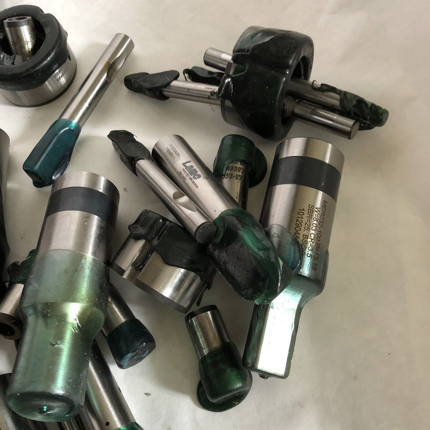 Lot 25 Ball Lock Punches & Die Buttons,Lane Punch 376394-1,Moeller Mer032-100,Ac