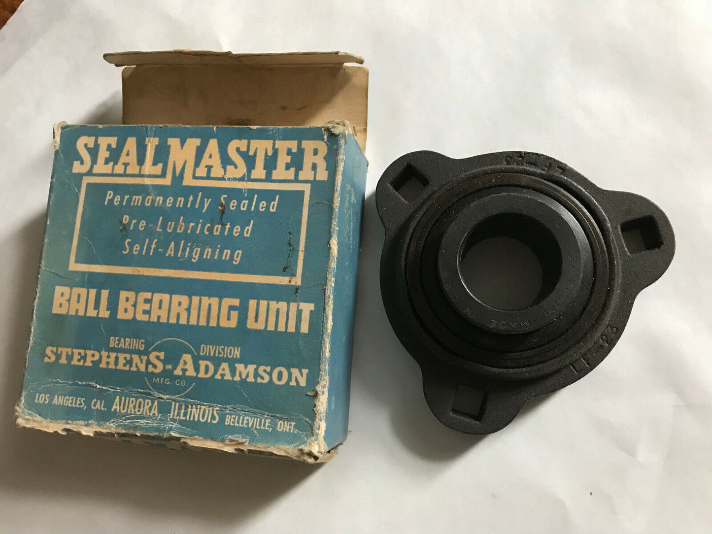 New Sealmaster Lf-23,S-A L-20 ,Lf-23 Bearing, Sn