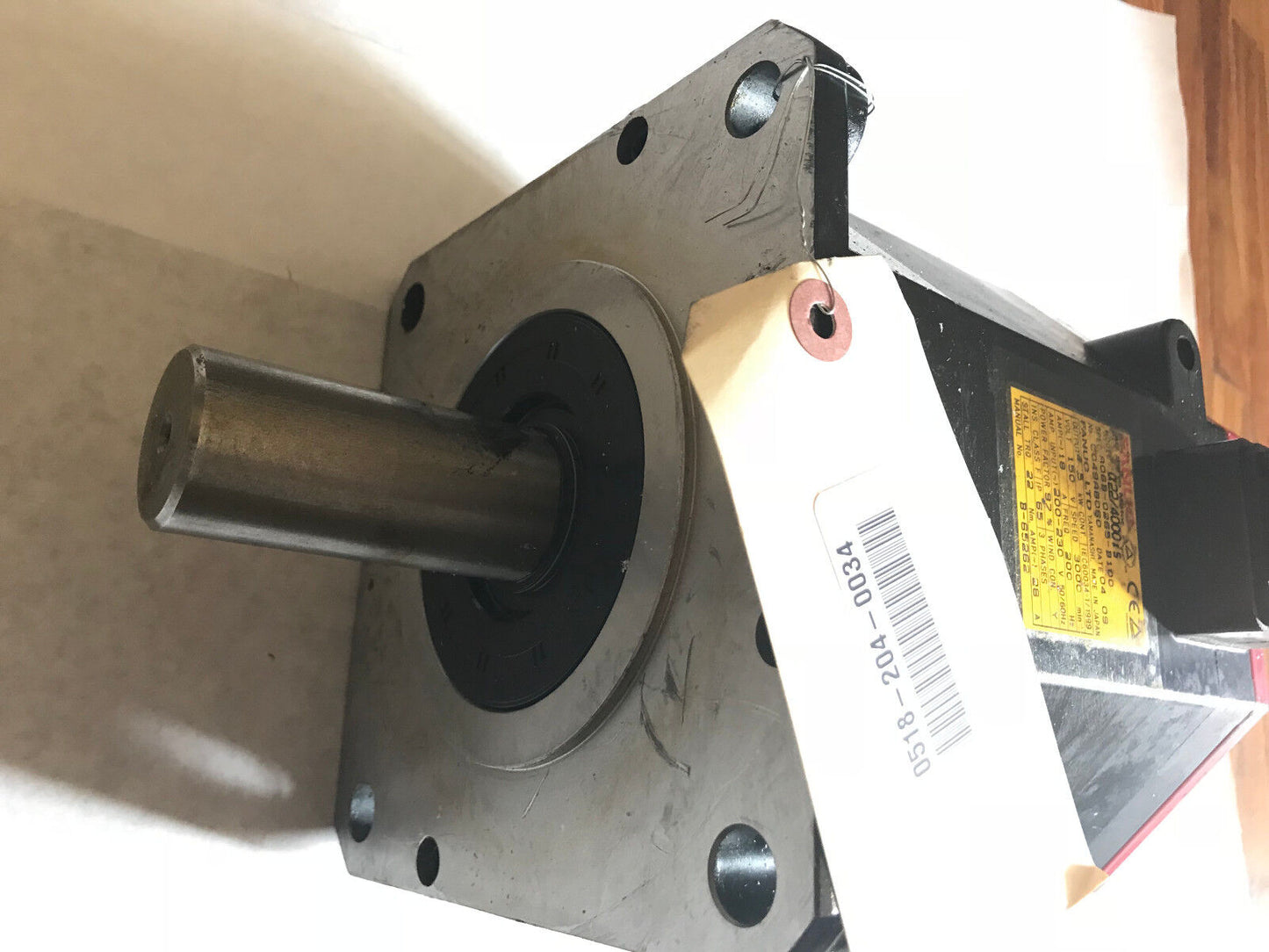 Fanuc A06b-0265-B100 Ac Servo Motor 3000Rpm 150V 4.5Kw,A860-2000-T301,Tg