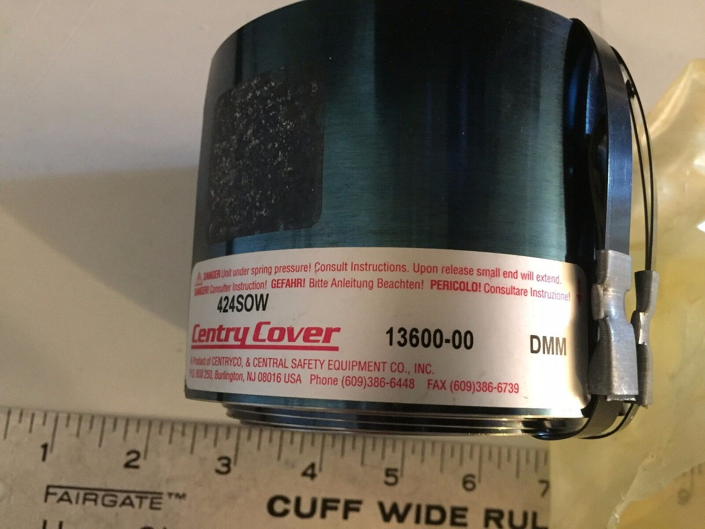 Lot 3 Centryco 424Sow Centry Cover 13600-00 Dmm,Cpn: Lb-42H,Safety Equipment,Aa