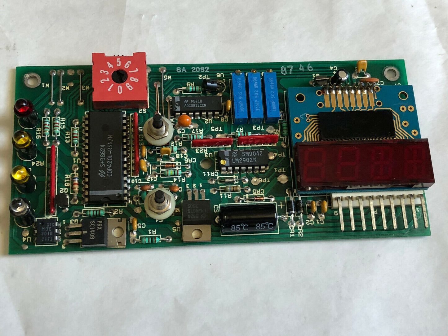 Lamarche Sa 2082, Uticor Sa 2082 Pc1135 Rev A Circuit Board,Fj