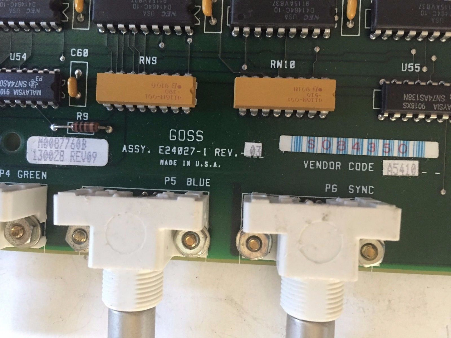 Goss E24027-1,130028,A5410 Contiweb Graphic Controller Board,Bt,Cx