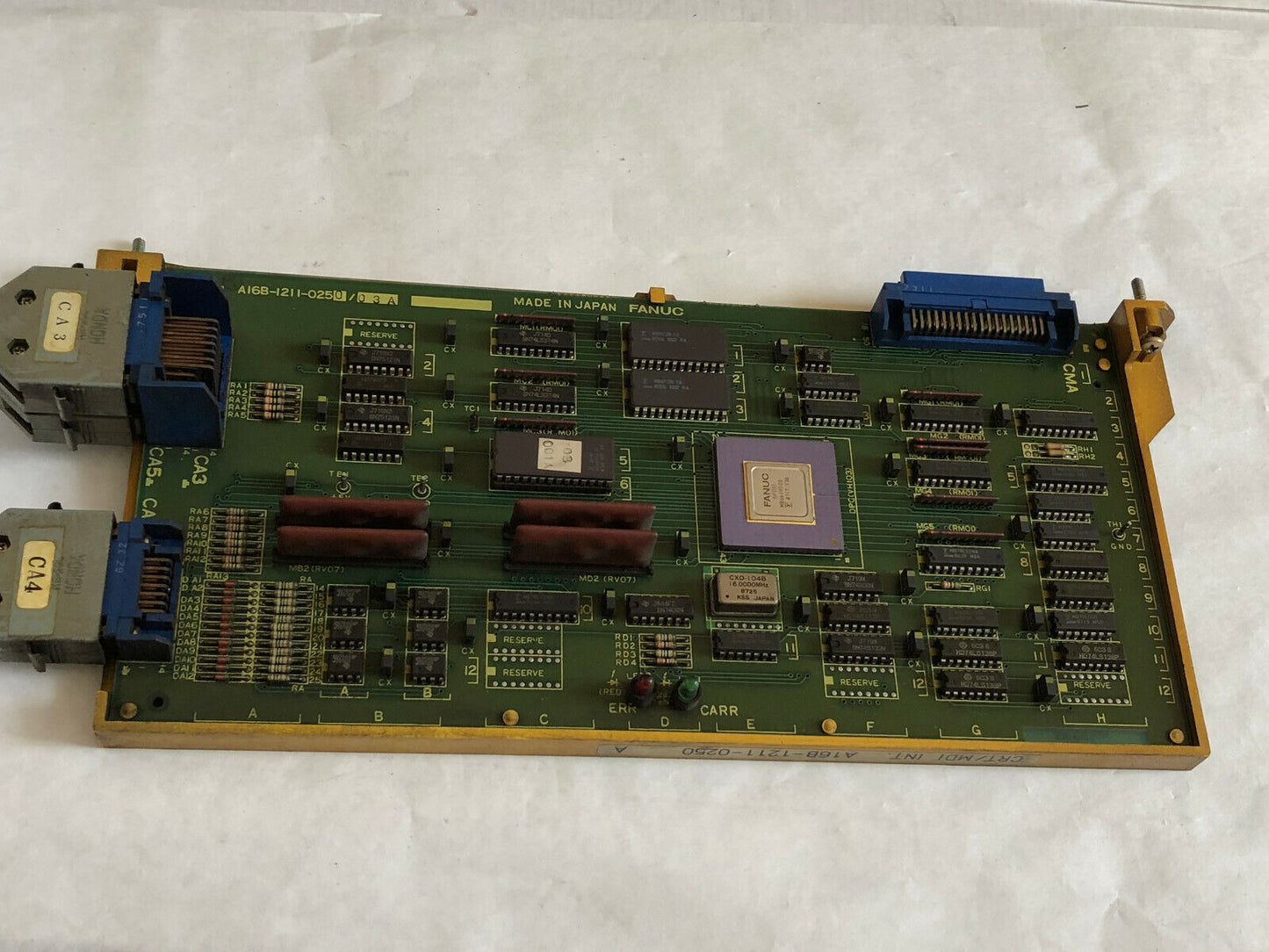 Fanuc A16b-1211-0250 / 03A Crt/Mdi Int. Board,A16b-1211-025,Cf