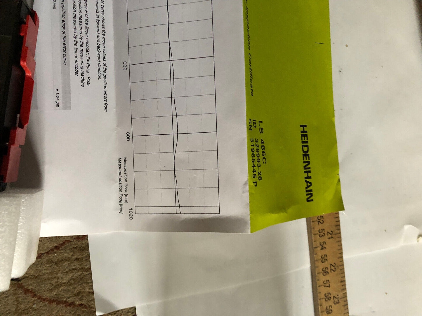 New Heidenhain Ls 486C 329993-28 Guide Railing,Ls486c,R341704509,R181050070,Ba