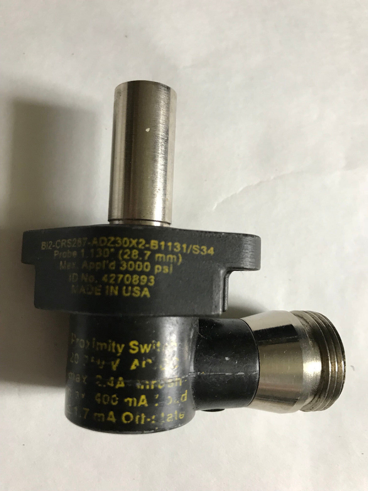 Turck Bi2-Crs287-Adz30x2-B1131/S34,B12-Crs287 Proximity Sensor Switch,Aj