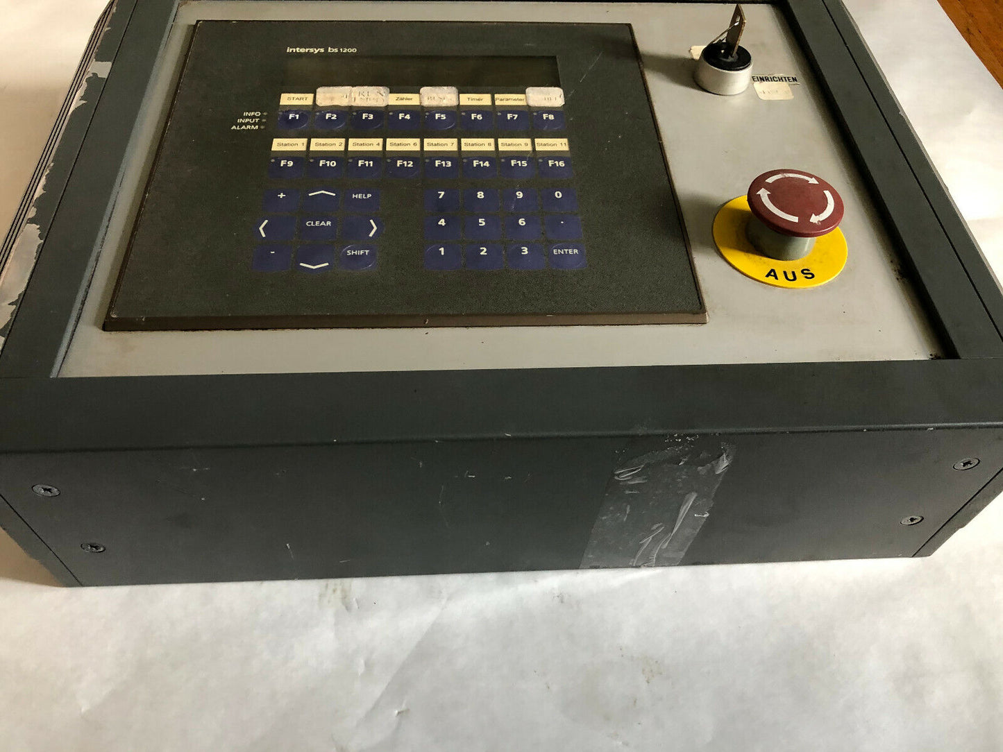 Intersys Bs 1200 Operator Interface Panel,Aa