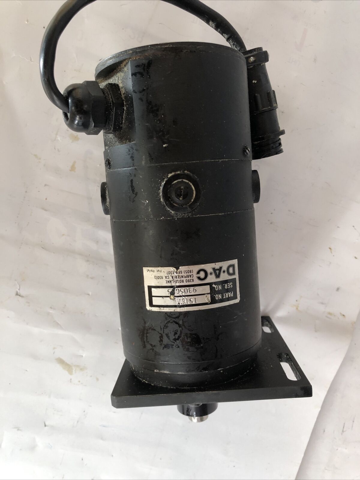 Dac 15137 Servo Motor,Shaft Diameter: 1/2",Shaft Length: 1-1/2",Fl