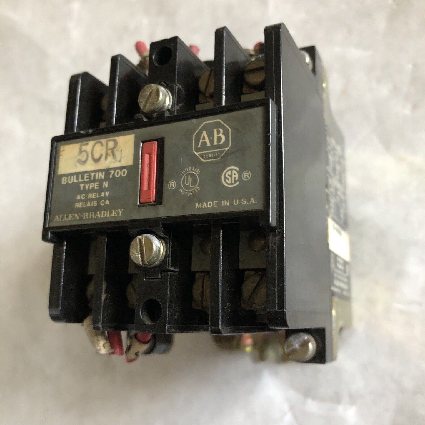 Allen Bradley 700-N400a1 C,700-M400a1 C,700 Control Relay 120V Coil Type N,Eb