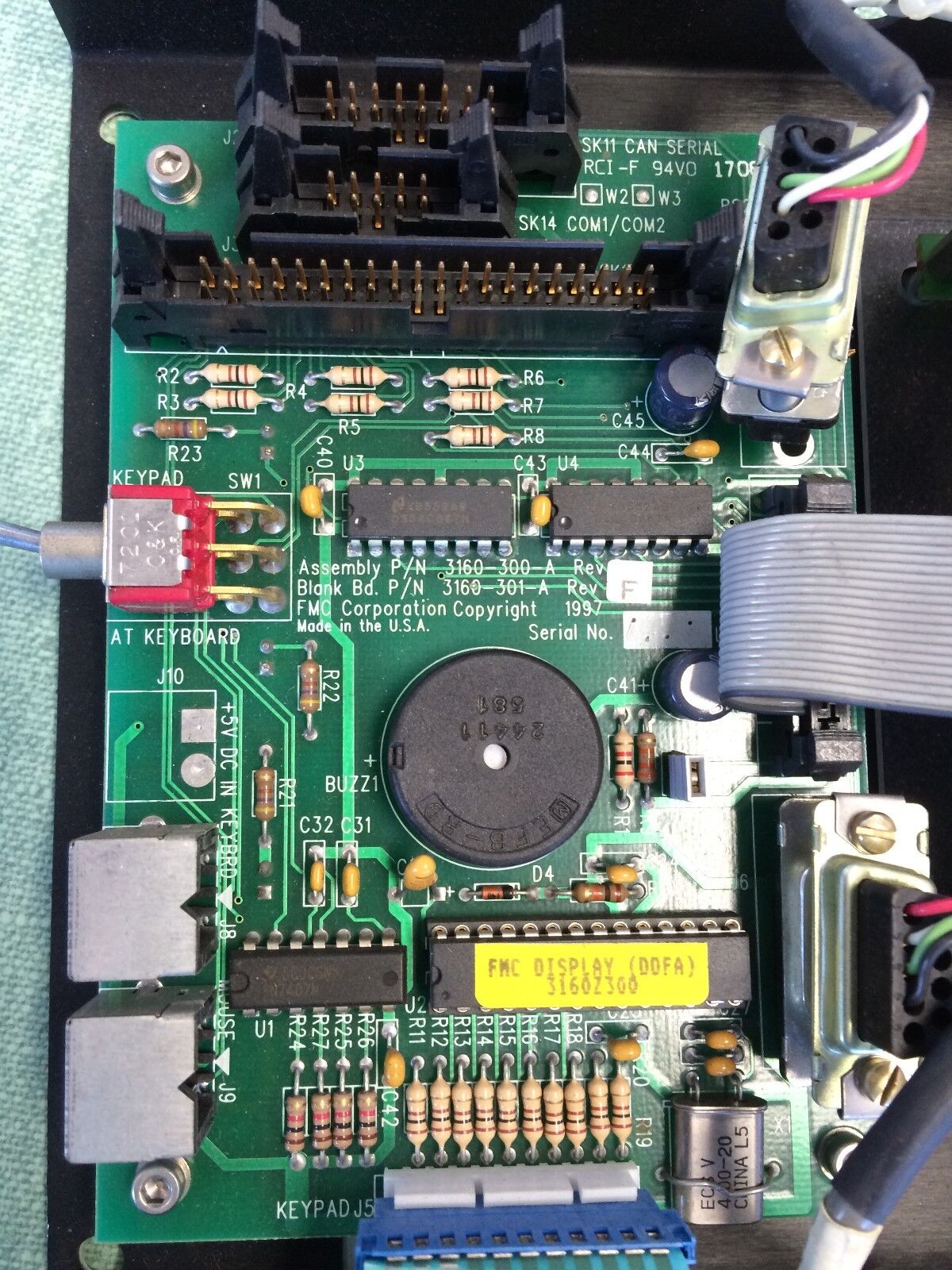 Fmc Technologies Operator Interface Panel (Part And Repair) 3160-300-A,Sk11,Te
