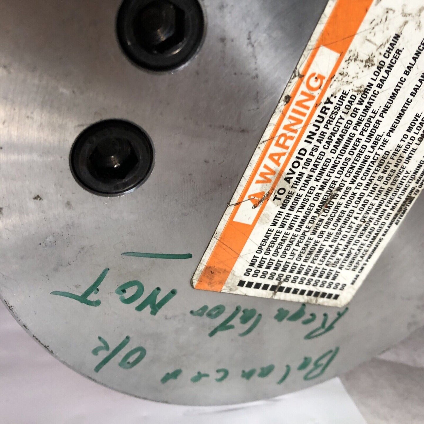 Cm 0950 Pneumatic Chain Hoist,Cm Max Balancer, 120 Lbs Load 55Kg,Bw