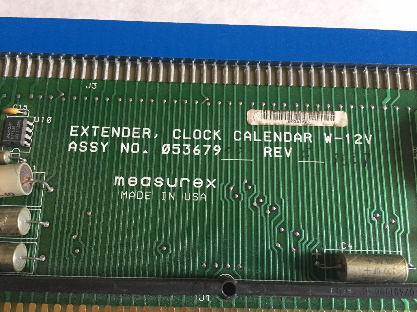 Honeywell 053679 Measurex 05367900 Rev F,Extender,Clock Calender W-12V,Sv