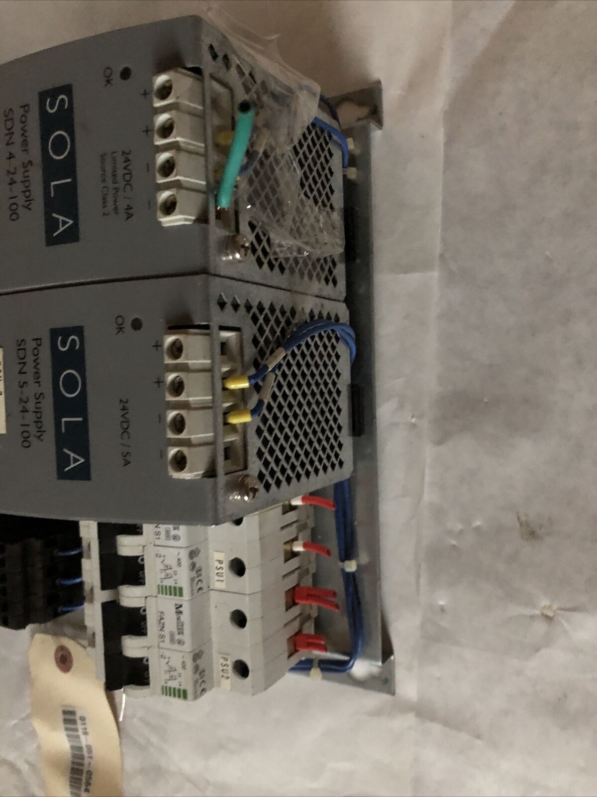 Fanuc A05b-2401-C311,A20b-1007-0540/01A,Sola Sdn-5-24100,I/O Psu Unit,Ee