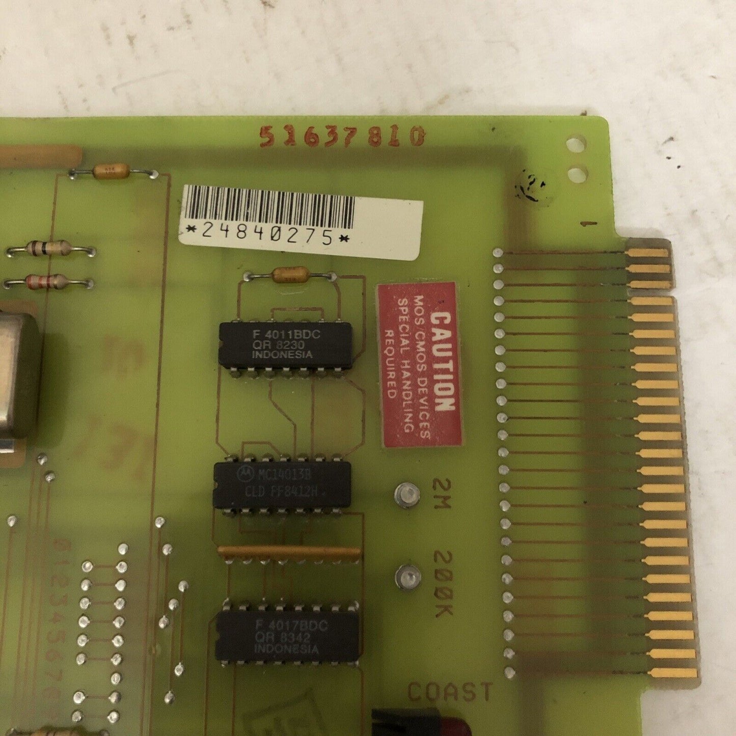 Cincinnati Milacron 3 531 3567A,51637810 Board,Cz