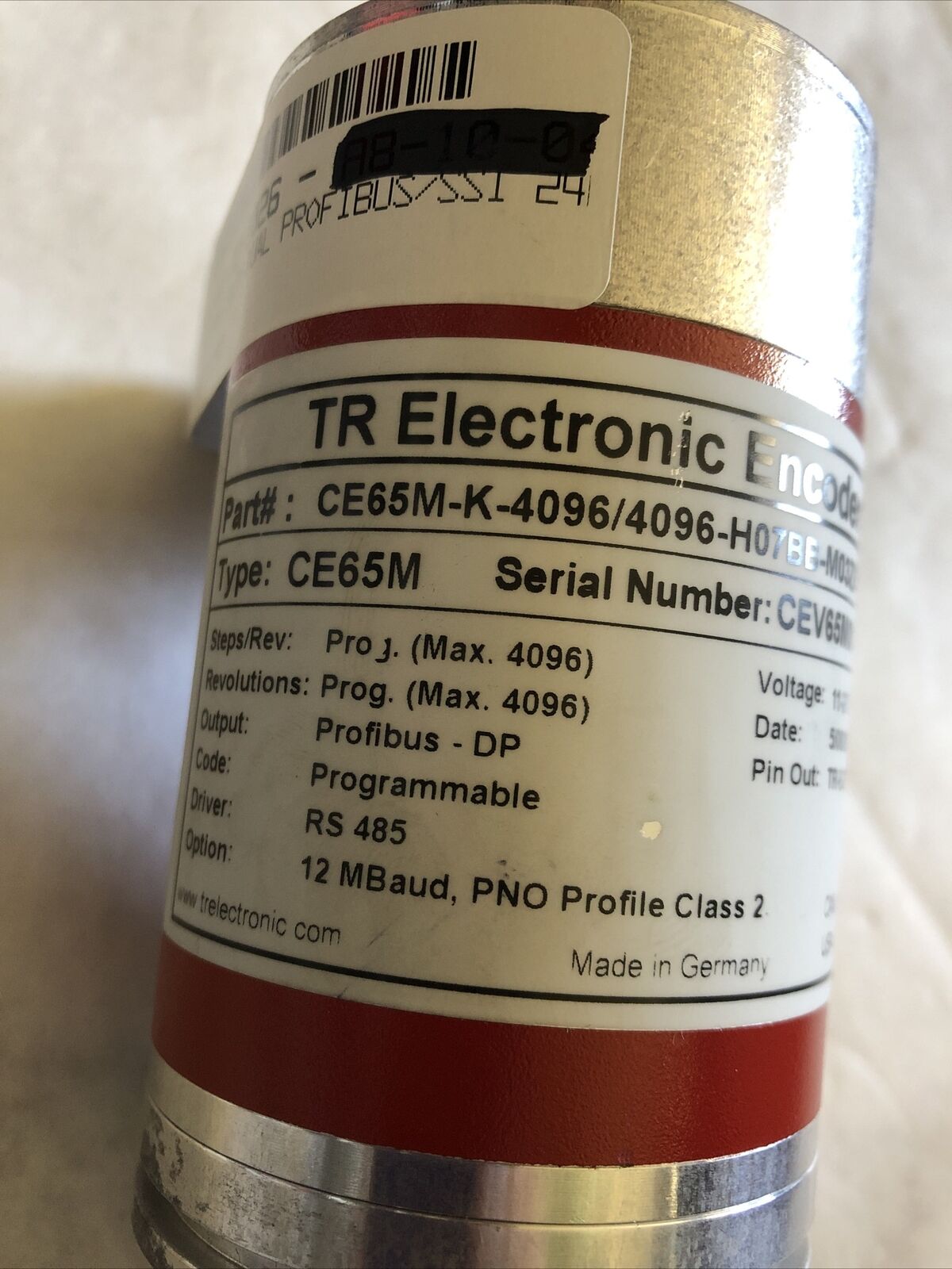 New Tr Electronic Ce65m-K-4096/4096-H07bb-M03zr,Tr Ce65m,Tr Encoders,Et