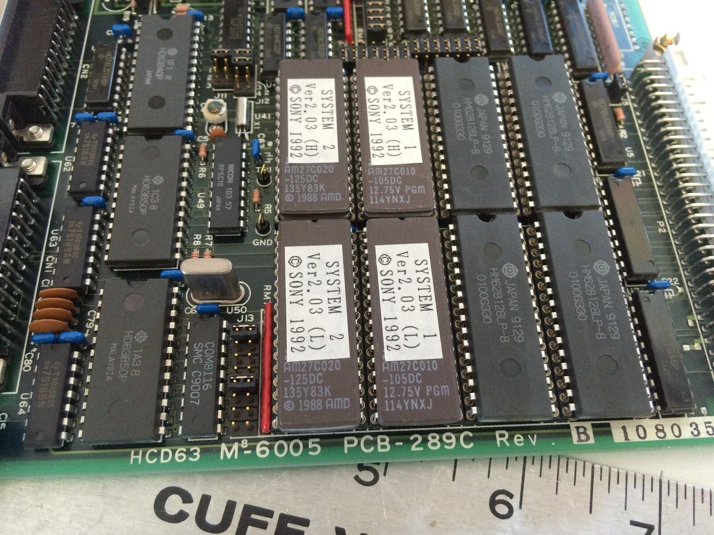 New Sony Pcb-289C Rev.B Vme Board,Sony Macro 6005,Hcd63 M-6005 ,Ed