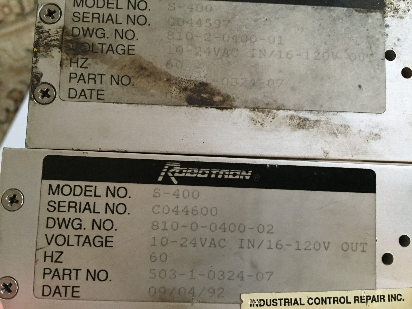 Robotron S-400,Robotron 503-1-0324-07, I/O Module 24V ,Ee