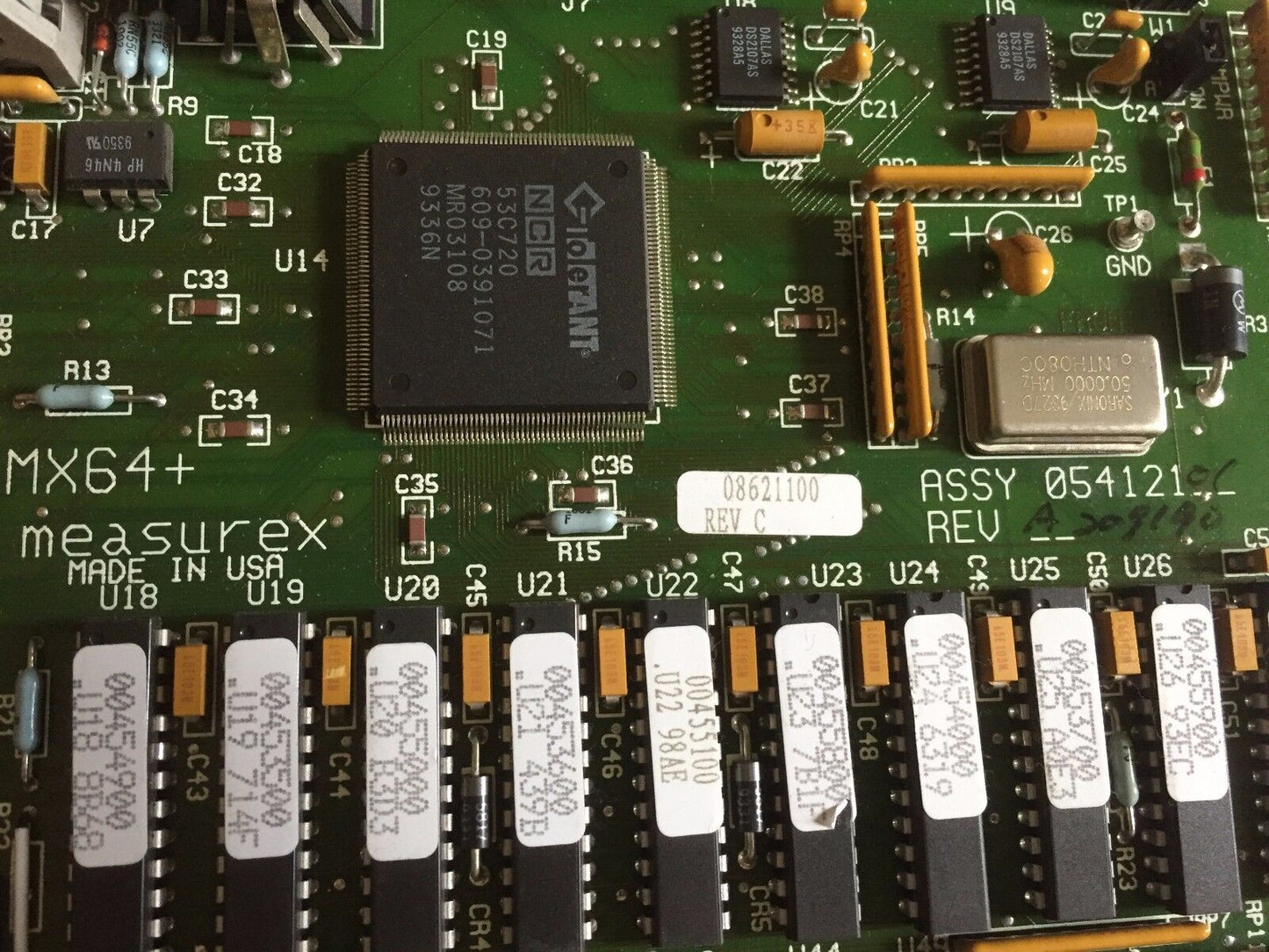 Honeywell 08621100,054121,054121 01 Processor Measurex Mx64+ Memory Scsi I/F,Cr