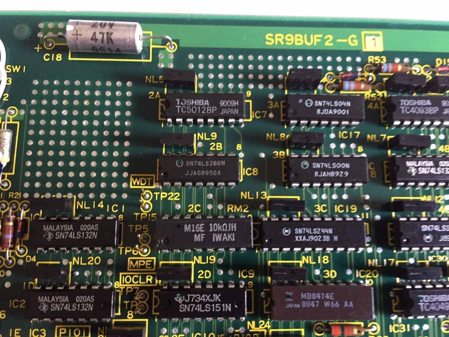 Toshiba Sr9buf2-G1,Buf2 G001,Toshiba Sr9buf2-G,2N2b3038-A,2Z2b0012-3,Dl