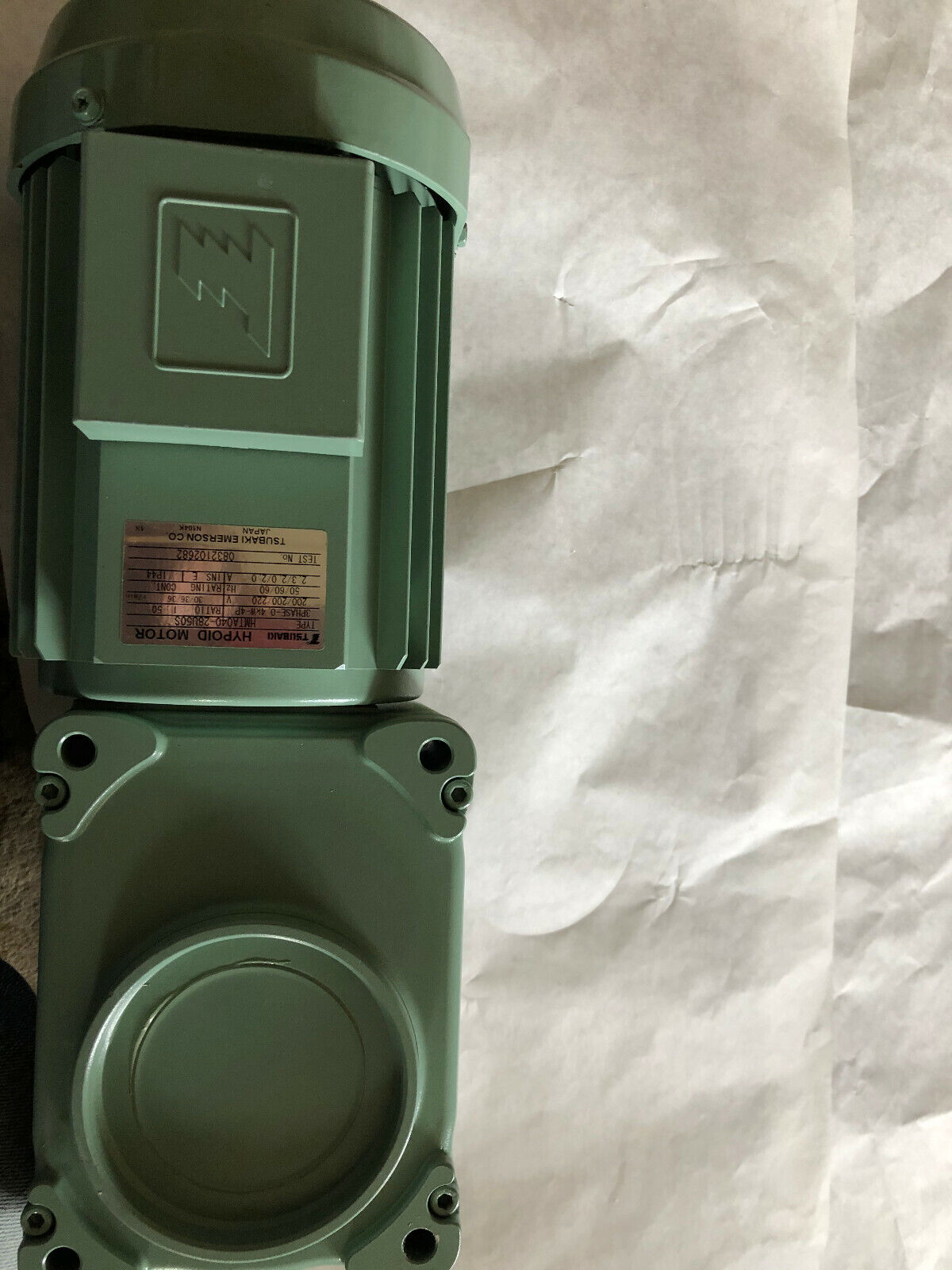 New Tsubaki Hmta040-28U50s Hypoid Motor,3 Phase Ratio=1:50,Hmtao40-28U50s,Dc