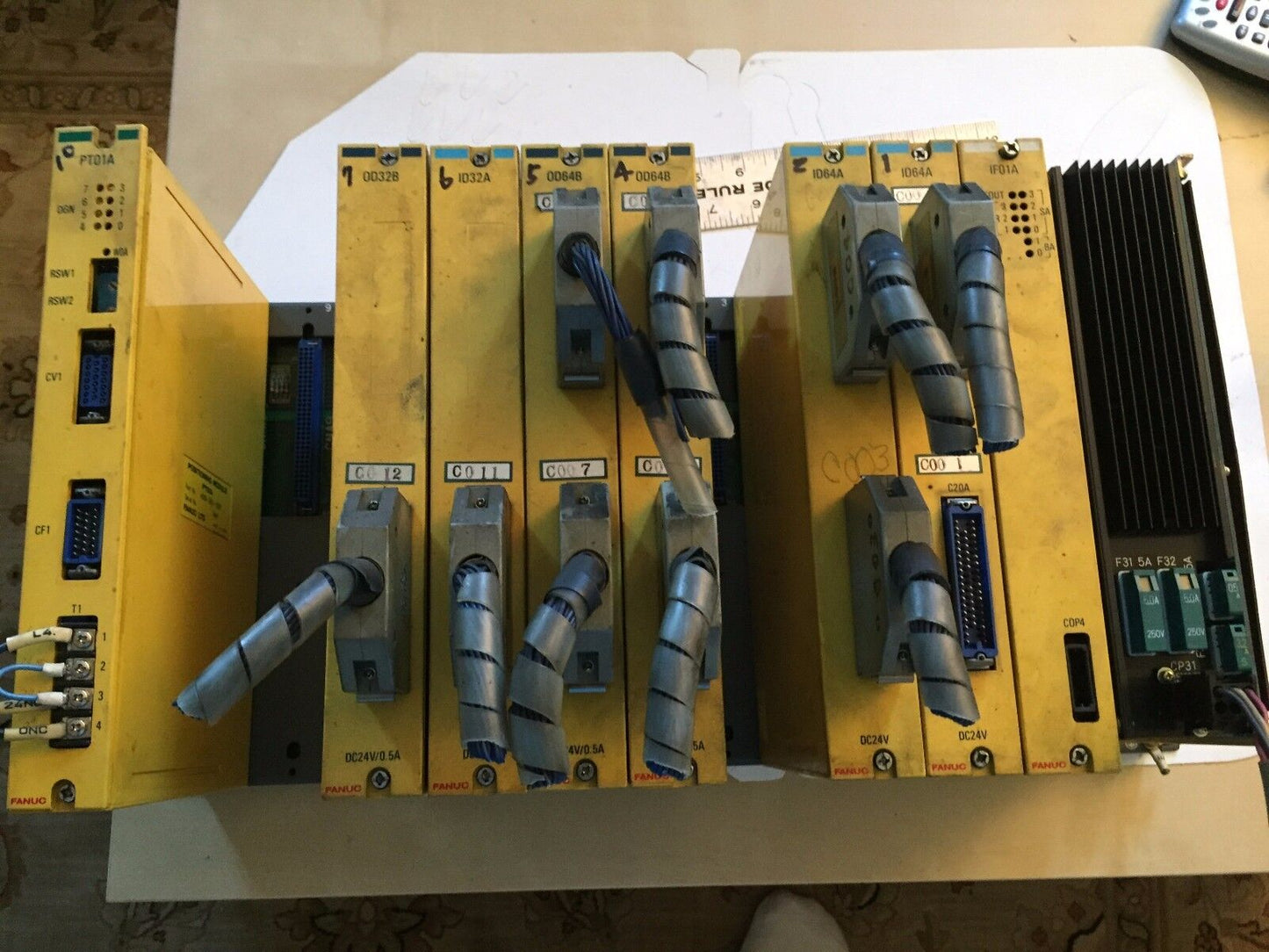 Fanuc A16b-1310-0010/07A,A03b-0801-C003,Pt01a,Od32b,Od64b,Id64a,If01,A03b0801,Cg