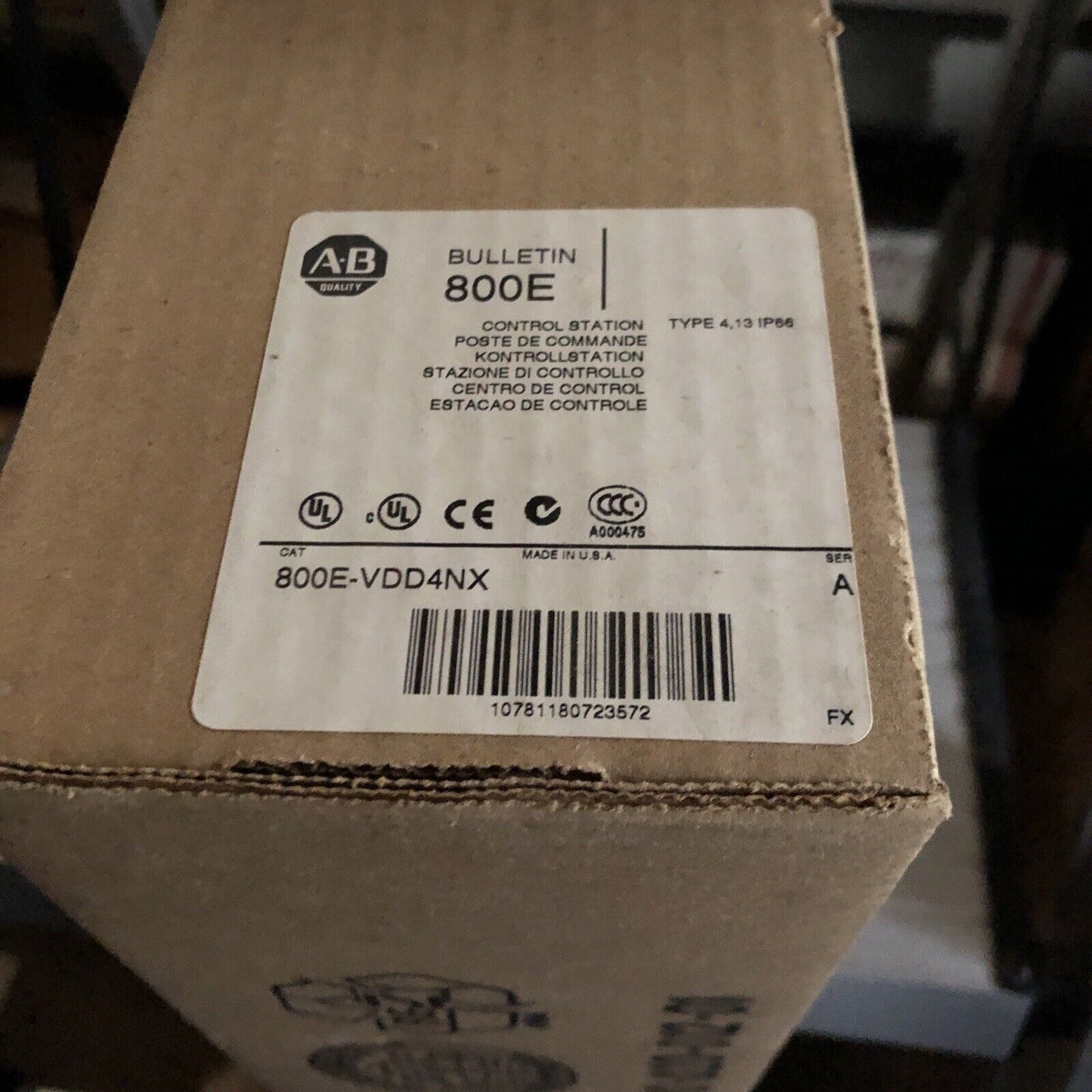 New 800E-Vdd4nx Devicenet D/C Fx M Control Station Devicenet,Aa