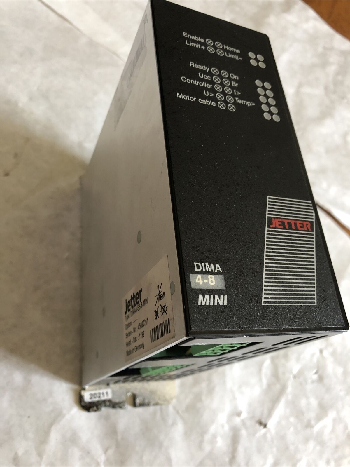 Jetter Dima4-Es-8-Mini,Dima 4-8 Mini Servo Drive Mini 400Vdc 230Vac ,Ec